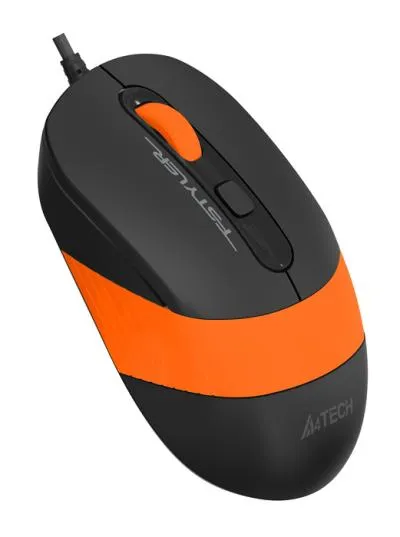 Мышь A4Tech Fstyler FM10 черный/оранжевый оптическая (1600dpi) USB (4but) — фото 4