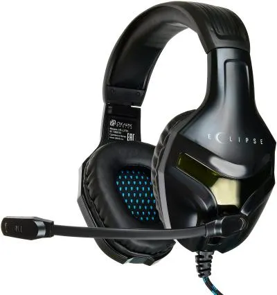 Наушники с микрофоном OKLICK HS-L370G ECLIPSE черный 1.9м мониторы — фото 1