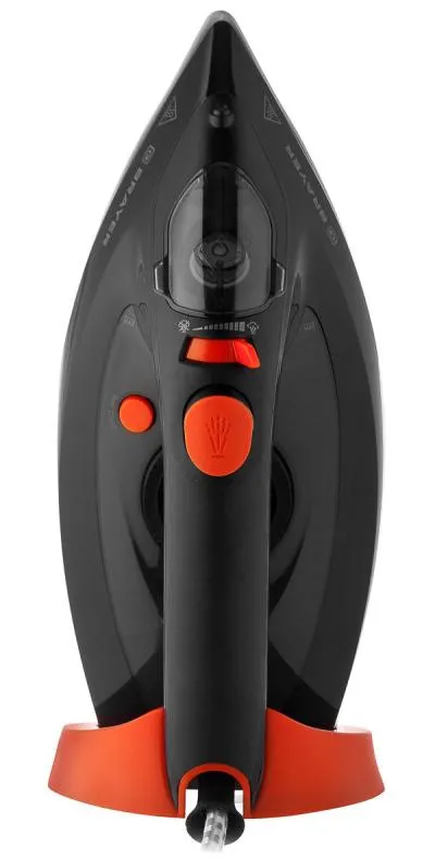 Утюг BRAYER BR4007 черный оранж  [3100w /35гр /160гр /керамика] — фото 4