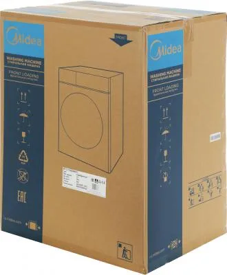 Стиральная машина фронтальная Midea MFC3712BSW40/S темно-серебристый (7кг, инвертор) — фото 21