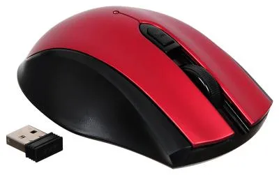 Мышь ACER OMR032 черный/красный оптическая (1600dpi) беспроводная USB (3but) (ZL.MCEEE.009) — фото 6