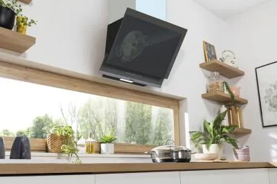 Вытяжка каминная наклонная GORENJE WHI649X21P черный — фото 7