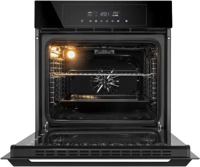 Духовой шкаф электрический MAUNFELD AEOD60103B2 чёрный стекло — фото 4