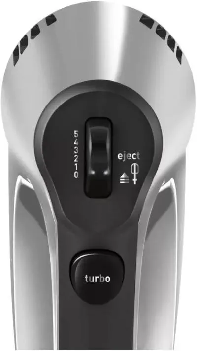 Миксер ручной MOULINEX HM310E10 белый /серебристый  [300w/ 5скоростей] — фото 4