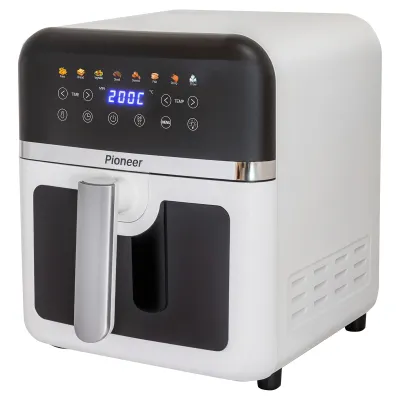Аэрогриль PIONEER SM520D white (1850 Вт, 8 л, сенсор, программ - 8) — фото 2