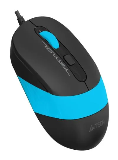 Мышь A4Tech Fstyler FM10 черный/синий оптическая (1600dpi) USB (4but) — фото 4