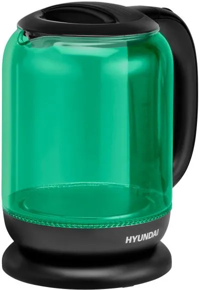 Чайник HYUNDAI HYK-G2807 бирюзовый стекло — фото 3