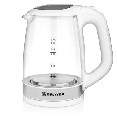 Чайник Brayer BR1040WH белый — фото 1