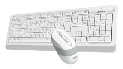 Клавиатура + мышь A4TECH Fstyler FG1010S белый/серый белый/серый USB беспроводная Multimedia (FG1010S WHITE) — фото 11