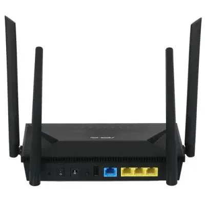Wi-Fi роутер ASUS RT-AX53U AX1800 10/100/1000BASE-TX/4G ready черный — фото 3