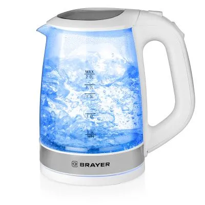 Чайник Brayer BR1040WH белый — фото 2