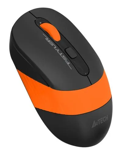 Мышь A4Tech Fstyler FG10S черный/оранжевый оптическая (2000dpi) silent беспроводная USB (4but) — фото 5