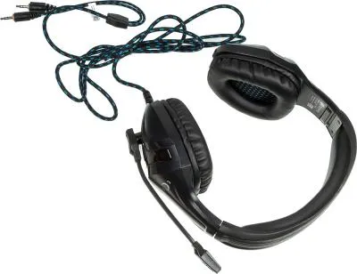 Наушники с микрофоном OKLICK HS-L370G ECLIPSE черный 1.9м мониторы — фото 6