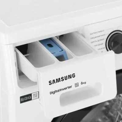 Стиральная машина фронтальная SAMSUNG WW60AG4S00CE/LD белый (6кг, инвертер) — фото 4