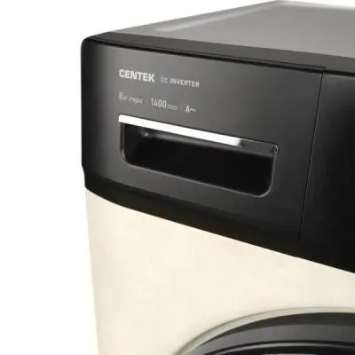 Стиральная машина фронтальная CENTEK CT-1959 8кг(инвертор) бежевый — фото 4