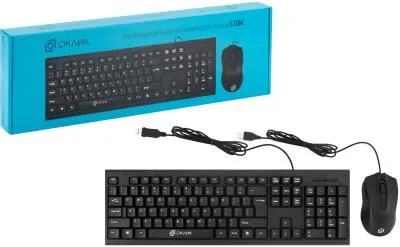 Клавиатура + мышь OKLICK 620M черный USB — фото 35