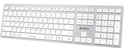 Клавиатура A4Tech Fstyler FX50 белый USB slim Multimedia (FX50 WHITE) — фото 10