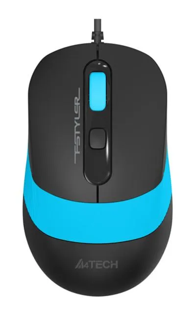 Мышь A4Tech Fstyler FM10 черный/синий оптическая (1600dpi) USB (4but) — фото 7