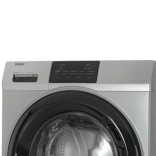Стиральная машина фронтальная HAIER HW60-BP12919BS серебро (пар, инвертор) — фото 4