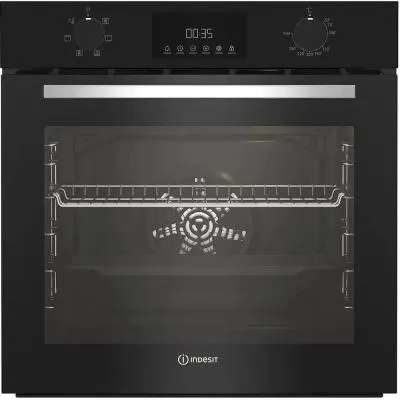 Духовой шкаф электрический INDESIT IFE 3644 BL черный — фото 1
