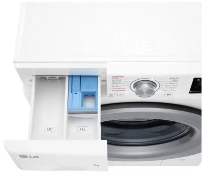 Стиральная машина фронтальная LG F2V3HS4W белый/серебристый (7кг, пар, дозагрузка) — фото 15