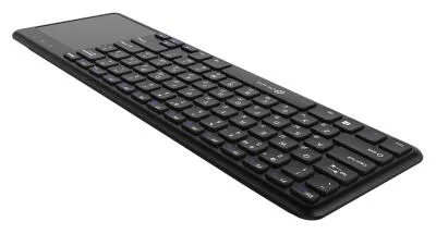 Клавиатура OKLICK 830ST черный USB беспроводная slim Multimedia Touch — фото 6
