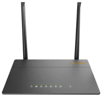 Wi-Fi роутер D-Link DIR-615/GFRU (DIR-615/GFRU/R2A) N300 1000BASE-X SFP черный — фото 1
