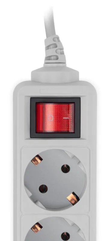 Сетевой фильтр PC PET AP01006-5-GR 5м (5 розеток) серый — фото 5
