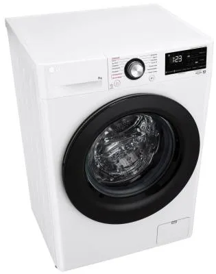 Стиральная машина фронтальная LG F2V3PS6W белый/черный (8кг, пар, дозагрузка, AIDD) — фото 3