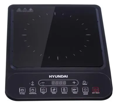 Плита  настольная индукционная HYUNDAI HYC-0101 черный (1-конф) — фото 2