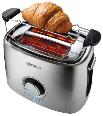 Тостер GORENJE T1000E серебристый/черный — фото 3