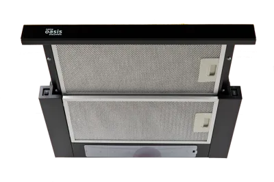 Вытяжка встраиваемо-выдвижная making OASIS everywhere UV-50G черное стекло (500 м³/ч) — фото 2