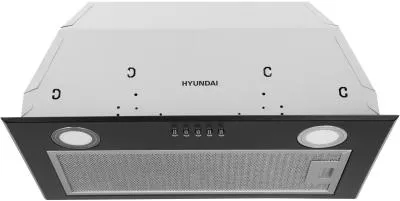 Вытяжка встраиваемая Hyundai HBB 6033 BK черный — фото 9