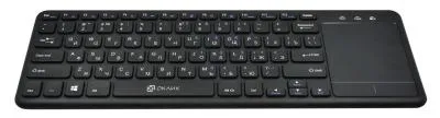 Клавиатура OKLICK 830ST черный USB беспроводная slim Multimedia Touch — фото 5