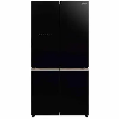 Холодильник HITACHI R-WB720PUC1 GCK черный (FNF, инвертор, Side by Side) — фото 1