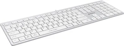 Клавиатура A4Tech Fstyler FX50 белый USB slim Multimedia (FX50 WHITE) — фото 11