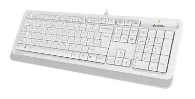 Клавиатура + мышь A4 Fstyler F1010 клав:белый/серый мышь:белый/серый USB Multimedia — фото 9