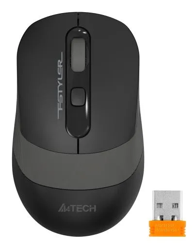 Мышь A4Tech Fstyler FG10S черный/серый оптическая (2000dpi) silent беспроводная USB (4but) — фото 12