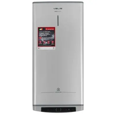 Водонагреватель накопительный ARISTON VELIS LUX INOX PW ABSE WIFI 80 серебр./серый (плоский) (3700675) — фото 2