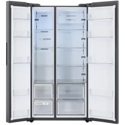 Холодильник HAIER HRF-600DB7RU черный  (ТNF, Side by Side ) — фото 2