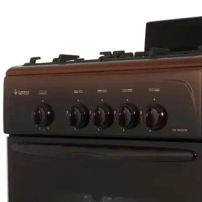 Плита газовая GEFEST CG 50М02 К83 коричневый (без крышки, реш.чугун) — фото 3