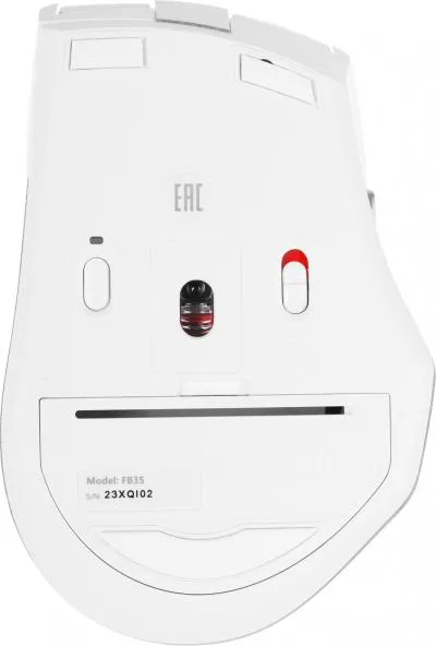 Мышь A4Tech Fstyler FB35 белый/серый оптическая (2000dpi) беспроводная BT/Radio USB для ноутбука (6but) — фото 6