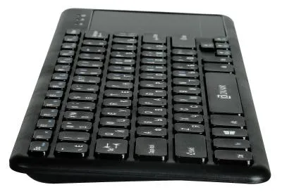 Клавиатура OKLICK 830ST черный USB беспроводная slim Multimedia Touch — фото 8