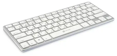 Клавиатура OKLICK 855S серебристый USB беспроводная BT/Radio slim Multimedia (1696464) — фото 7