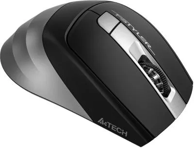 Мышь A4Tech Fstyler FB35 серый оптическая (2000dpi) беспроводная BT/Radio USB для ноутбука (6but) — фото 10