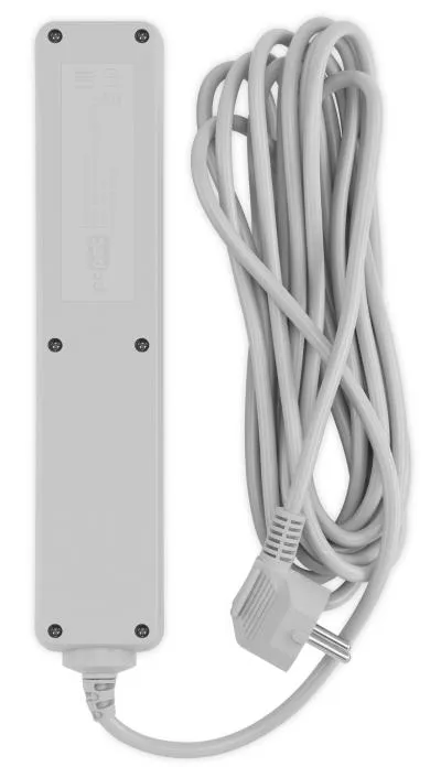 Сетевой фильтр PC PET AP01006-5-GR 5м (5 розеток) серый — фото 3