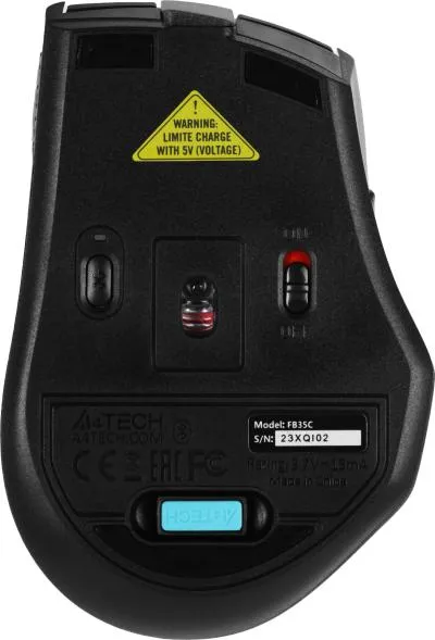Мышь A4Tech Fstyler FB35C зеленый/черный оптическая (2400dpi) беспроводная BT/Radio USB (6but) — фото 9
