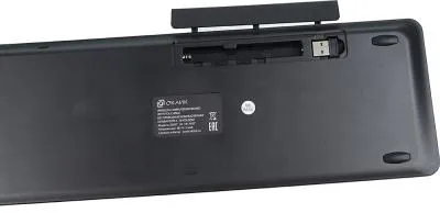Клавиатура OKLICK 830ST черный USB беспроводная slim Multimedia Touch — фото 15