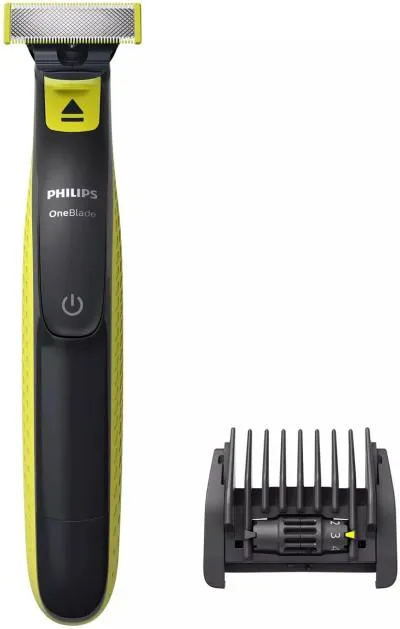 Триммер PHILIPS OneBlade QP2721/20 черный/лайм — фото 1