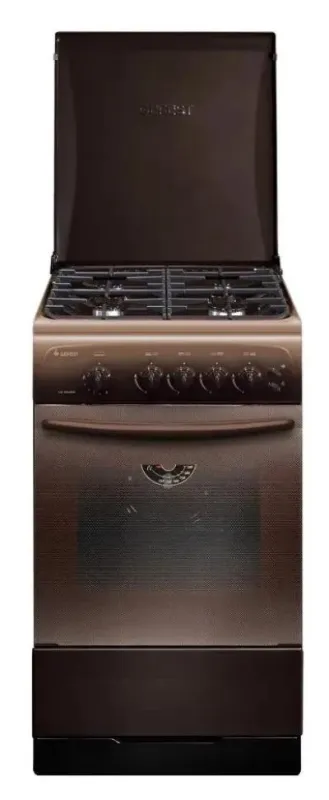Плита газовая Gefest CG 50M04 K83 коричневый (металлическая крышка) реш.чугун